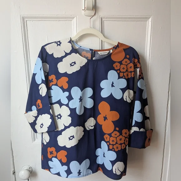 NWT Anthropologie Marimekko Floral Blouse - Size S - Picture 3 of 10